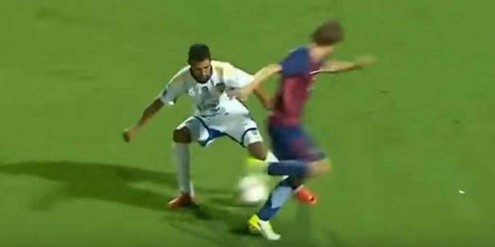 Ασύλληπτη «ντρίμπλα» σε αγώνα στην Παραγουάη! [βίντεο]