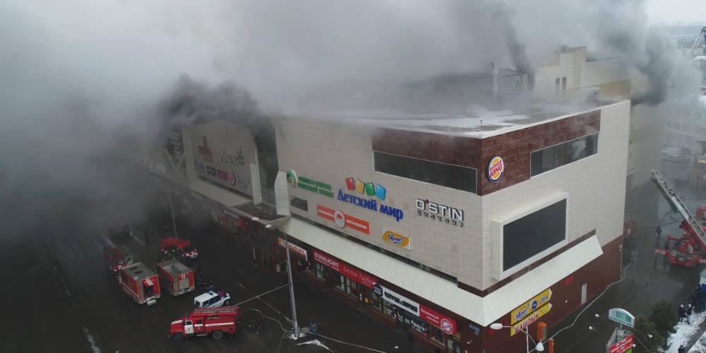 Μία σύλληψη για τον πύρινο όλεθρο σε εμπορικό κέντρο της Ρωσίας