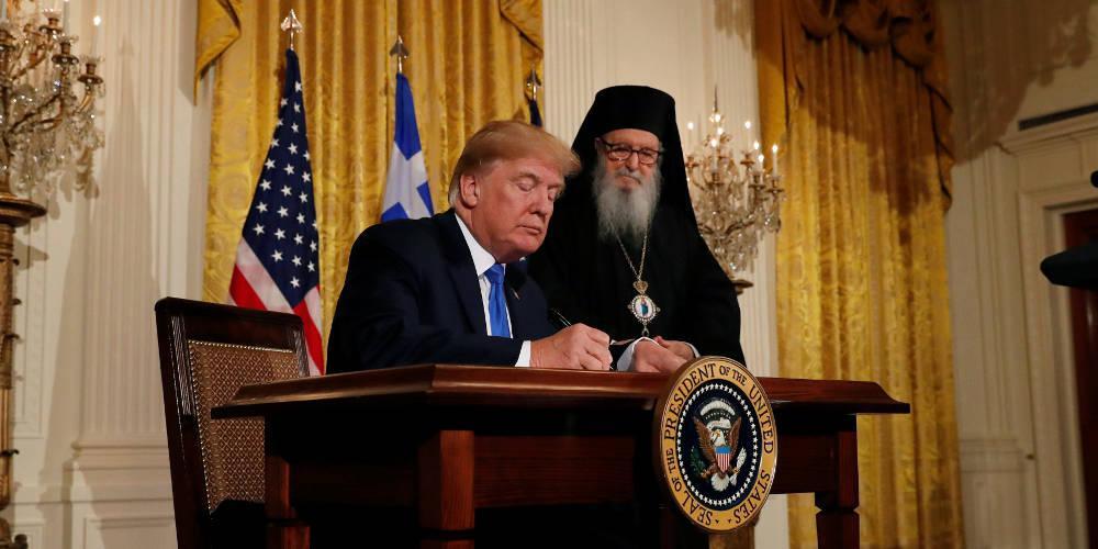 Tο μήνυμα του Τραμπ για την 25η Μαρτίου