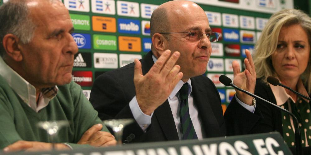 Αλαφούζος: Αναλαμβάνω τις υποχρεώσεις που μ' αναλογούν στον Παναθηναϊκό