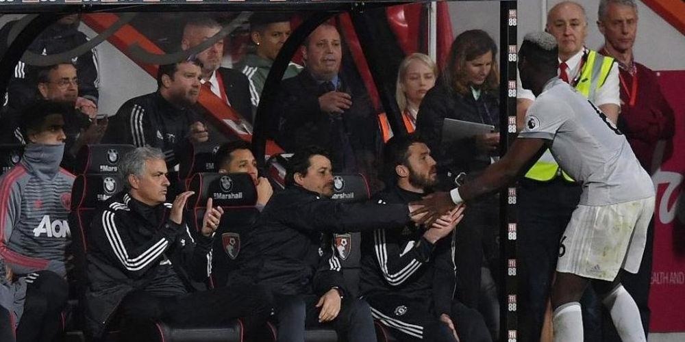 Ο Μουρίνιο χειροκροτούσε τον Πογκμπά και αυτός τον αγνόησε