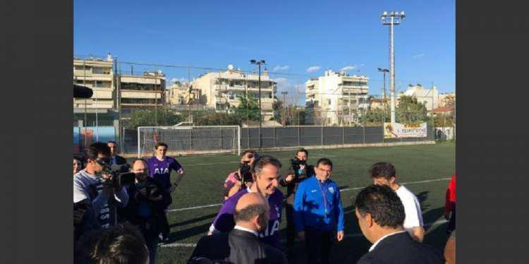 «Γαλάζια» νίκη σε φιλικό κόντρα σε ομάδα Ρομά - Σκόραρε δις ο Μητσοτάκης! [εικόνες]