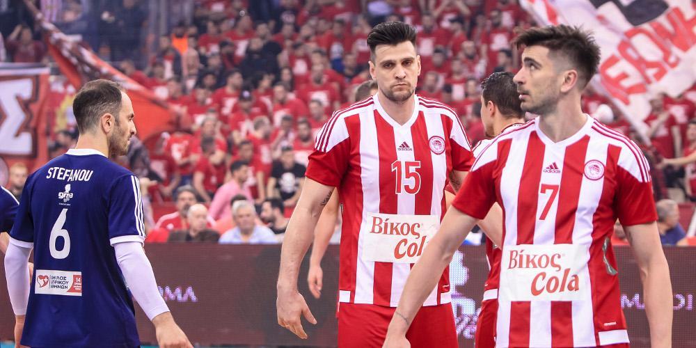 Δεν τα κατάφερε η ανδρική ομάδα βόλεϊ του Ολυμπιακού