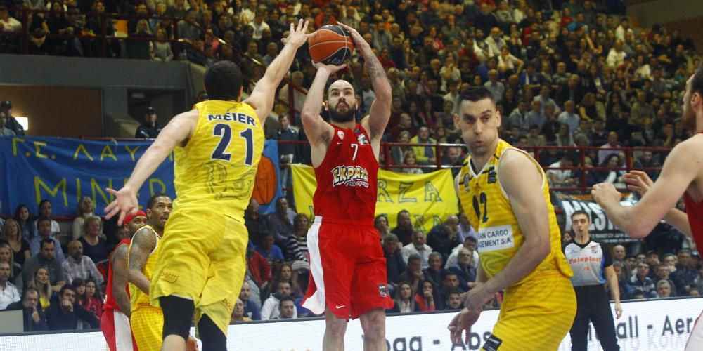 Άνετα ο Ολυμπιακός 84-68 το Λαύριο