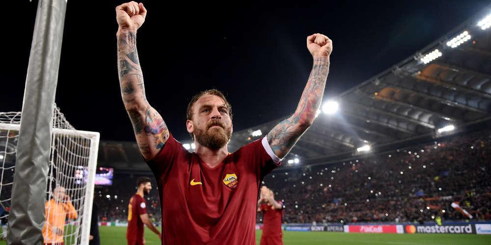 Βούτηξε στο συντριβάνι μετά την πρόκριση ο πρόεδρος της Ρόμα!