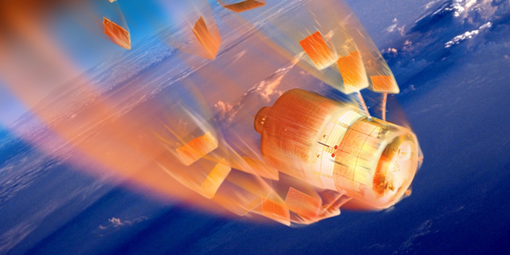 Από ώρα σε ώρα η συντριβή του φλεγόμενου διαστημικού σταθμού στην ατμόσφαιρα