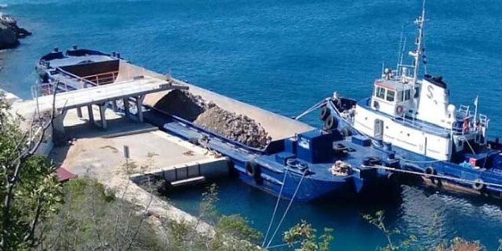 Βούλιαξε φορτηγίδα φορτωμένη με σκουριά στη Λάρυμνα