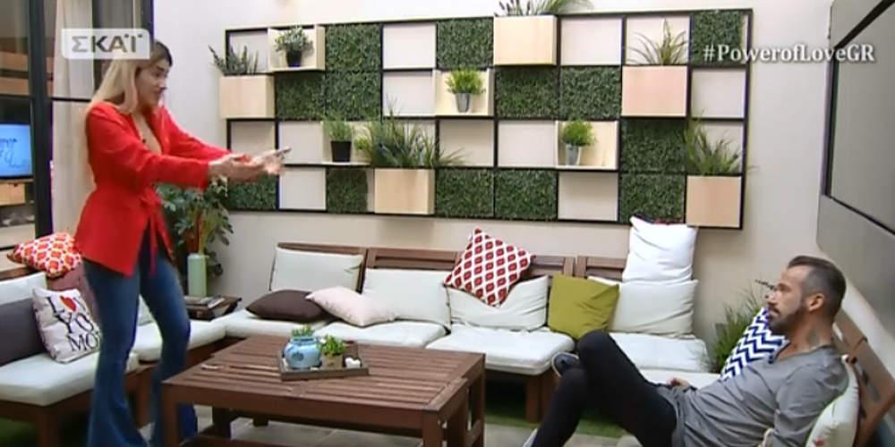 Πανικός στο Power of Love: Ο Νίκος κλώτσησε το τραπέζι πάνω στη Βίβιαν [βίντεο]