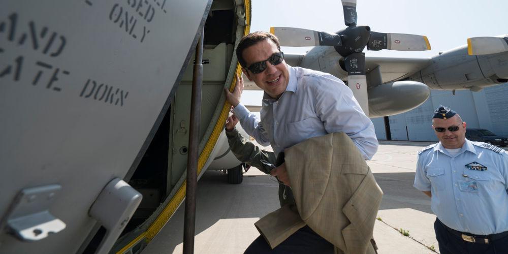 Στην Λέσβο ο Τσίπρας – Δρακόντεια μέτρα ασφαλείας με επτά διμοιρίες των ΜΑΤ