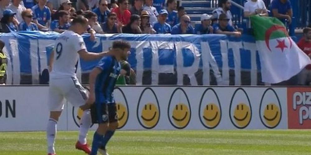 Απίστευτο στιγμιότυπο: Ο Ζλάταν έριξε φάπα σε αντίπαλο!