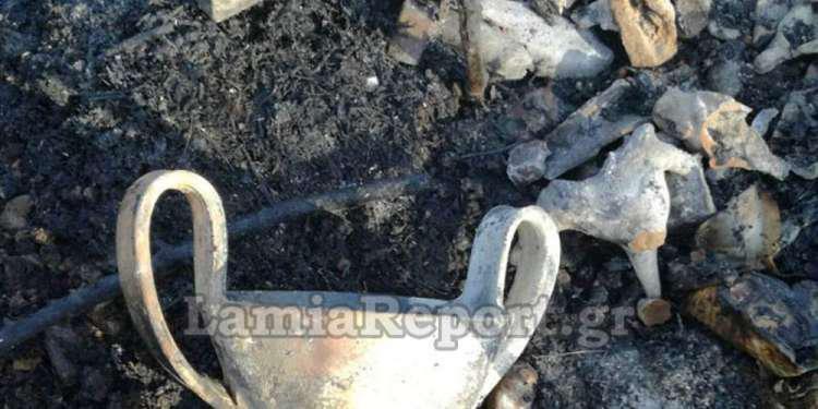 Η κατάσβεση της πυρκαγιάς αποκάλυψε αρχαιοκαπηλία!