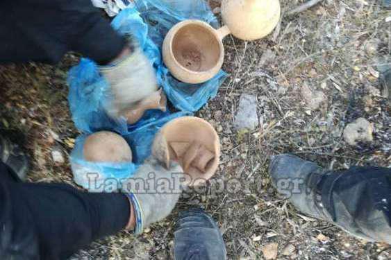 Η κατάσβεση της πυρκαγιάς αποκάλυψε αρχαιοκαπηλία!