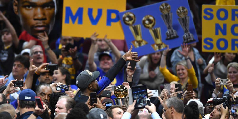 MPV των τελικών του NBA o Κέβιν Ντουράντ