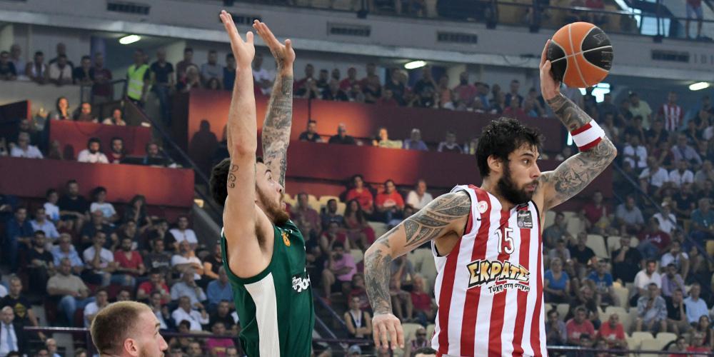 Στο ΟΑΚΑ ο τίτλος - Εύκολη νίκη του Ολυμπιακού κόντρα στον Παναθηναϊκό με 92-76