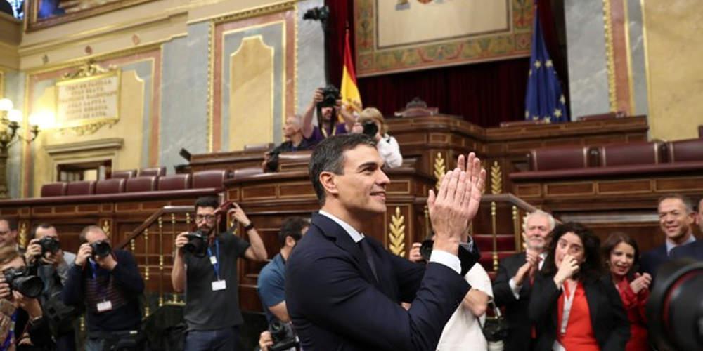 Ο Πέδρο Σάντσεθ ορκίστηκε πρωθυπουργός της Ισπανίας