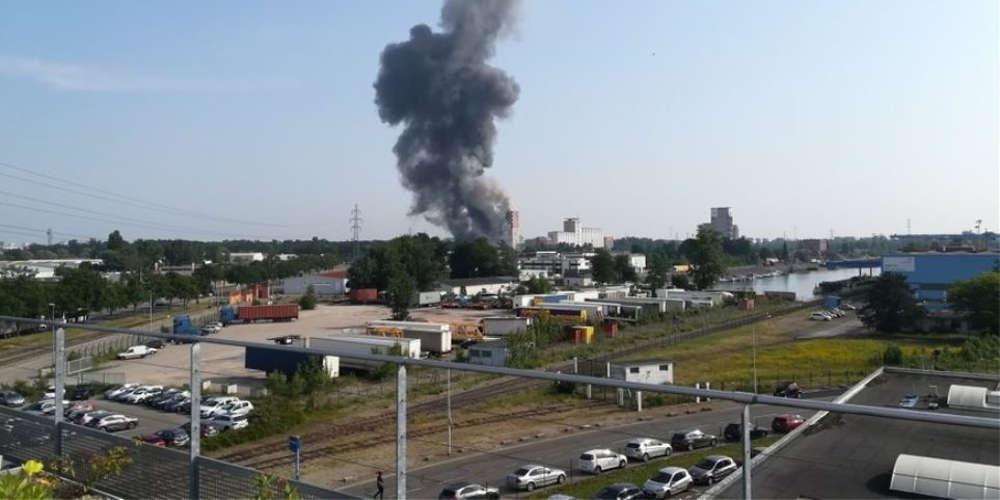 Έκρηξη σε αποθήκη σιτηρών στο Στρασβούργο - Τουλάχιστον έντεκα τραυματίες