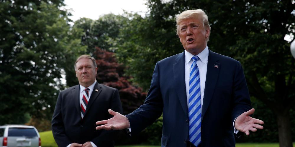 Ο Τραμπ ακυρώνει το ταξίδι του Πομπέο στη Βόρεια Κορέα