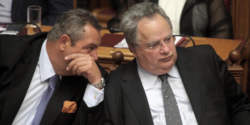 Μαίνεται ο πόλεμος Καμμένου-Κοτζιά - Πυρά και στον Κατρούγκαλο