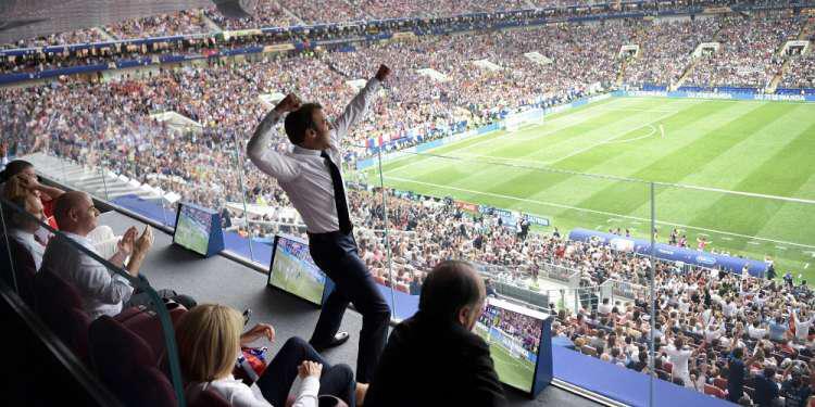 Παγκόσμιο viral ο πανηγυρισμός του Μακρόν για την κατάκτηση του Μουντιάλ!