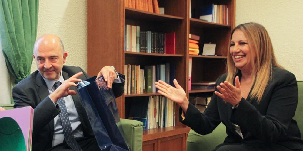 Γεννηματά: Μας αφήνει με τη θηλιά στο λαιμό ο Πιέρ Μοσκοβισί