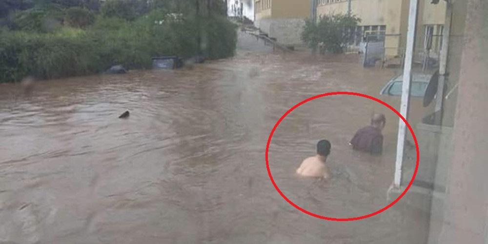 Βίντεο από το πλημμυρισμένο προαύλιο του νοσοκομείου Σωτηρία!