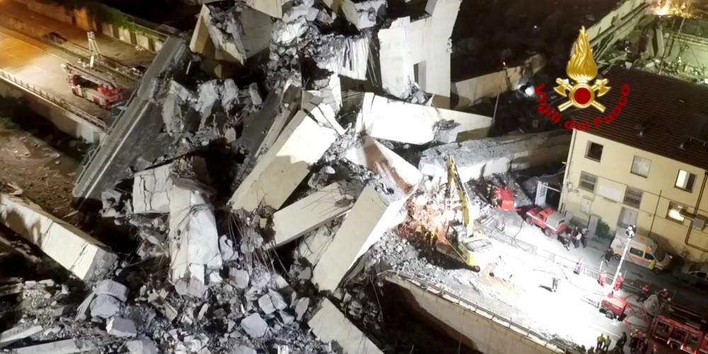 40 οι επιβεβαιωμένοι νεκροί από την κατάρρευση της γέφυρας στη Γένοβα