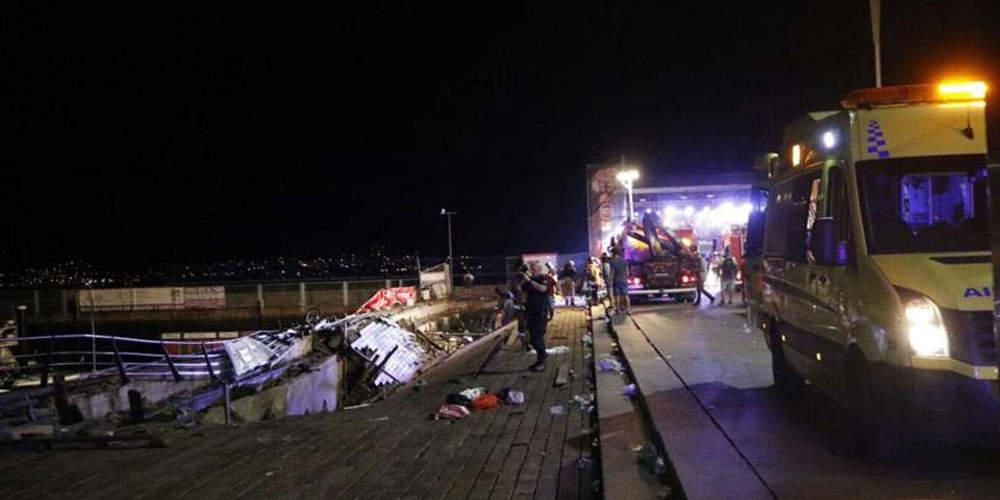 Κατέρρευσε εξέδρα σε φεστιβάλ μουσικής στην Ισπανία – 266 τραυματίες [βίντεο]