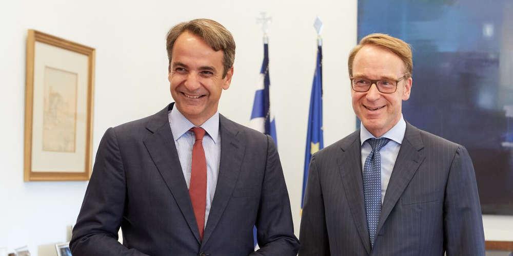 Το πρόγραμμα της ΝΔ για την οικονομία ανέλυσε ο Μητσοτάκης στον Βάιντμαν