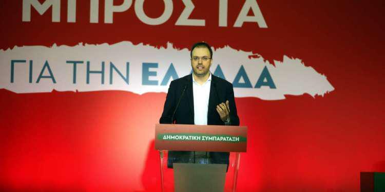 Θεοχαρόπουλος: Έχουμε καλή σχέση με τον Θεοδωράκη και το Ποτάμι