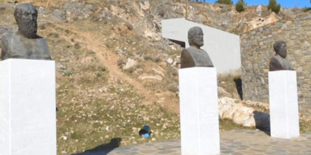 Απίστευτο: Έκλεψαν προτομές του Αισχύλου, του Σοφοκλή και του Ευριπίδη στον Τύρναβο