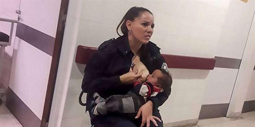 Προαγωγή πήρε η αστυνομικός που θήλασε βρέφος