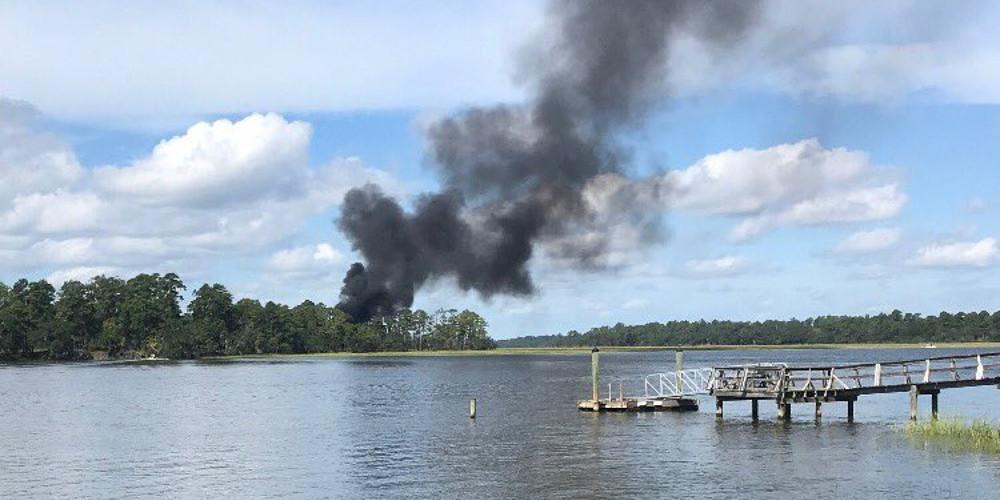 Συντριβή στρατιωτικού αεροσκάφους στη Νότια Καρολίνα