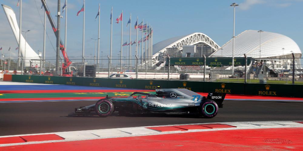 «Άνετη» pole position για τον Μπότας στη Ρωσία, 1-2 για την Mercedes