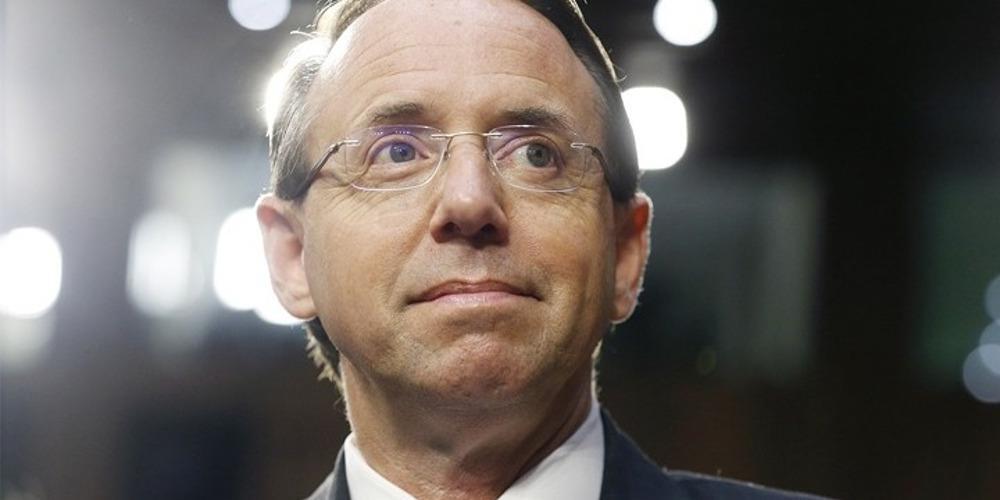 Παραιτείται ο υφυπουργός Δικαιοσύνης Ροντ Ροζενστάιν «πριν τον απολύσουν»