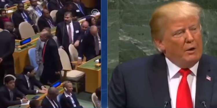 Στα «μαχαίρια» ΗΠΑ-Τουρκία: Ο Ερντογάν αποχώρησε μόλις μίλησε ο Τραμπ στον ΟΗΕ [βίντεο]