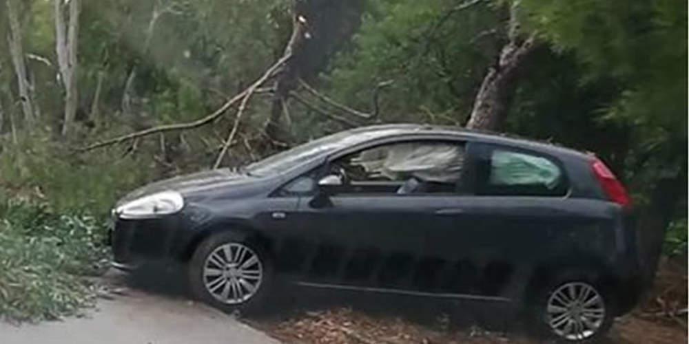 Τροχαίο με δύο τραυματίες στην Καισαριανή [εικόνα]