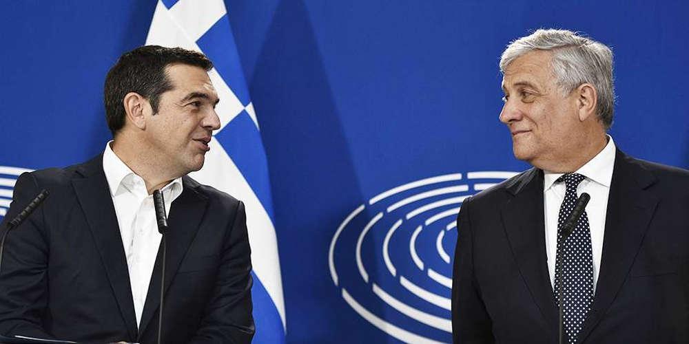 Ταγιάνι και Τσίπρας μίλησαν για μια Ευρώπη ελπίδας και όχι φόβου