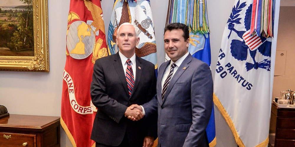 Συνεχίζεται η στήριξη σε Ζάεφ για το δημοψήφισμα στα Σκόπια – Πενς: Η συμφωνία εξασφαλίζει ασφάλεια