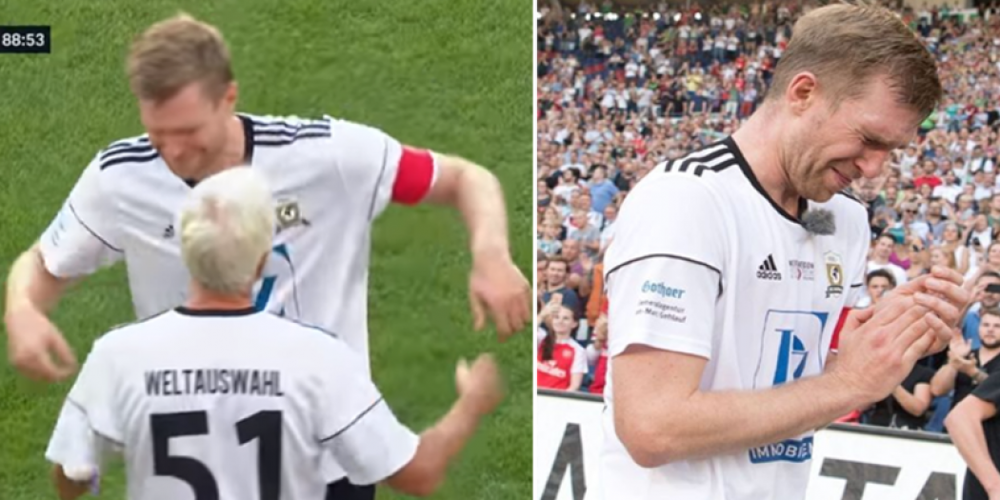 Συγκινητικό «αντίο» από τον Μερτεζάκερ, αντικαταστάθηκε από τον πατέρα του [βίντεο]