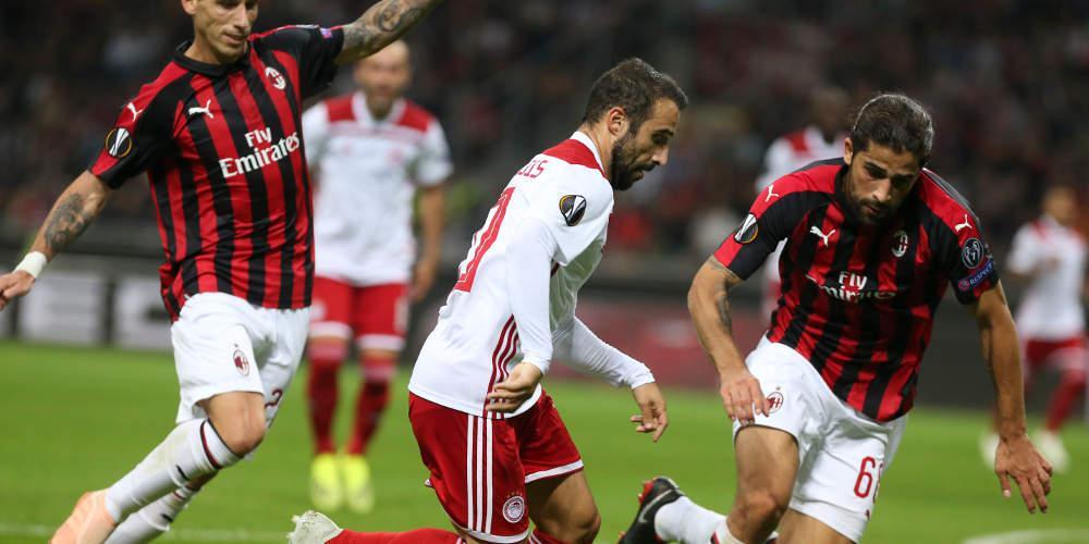 Europa League: Από τον παράδεισο στην κόλαση ο Ολυμπιακός – 8 λεπτά αρκούσαν για το 3-1 της Μίλαν