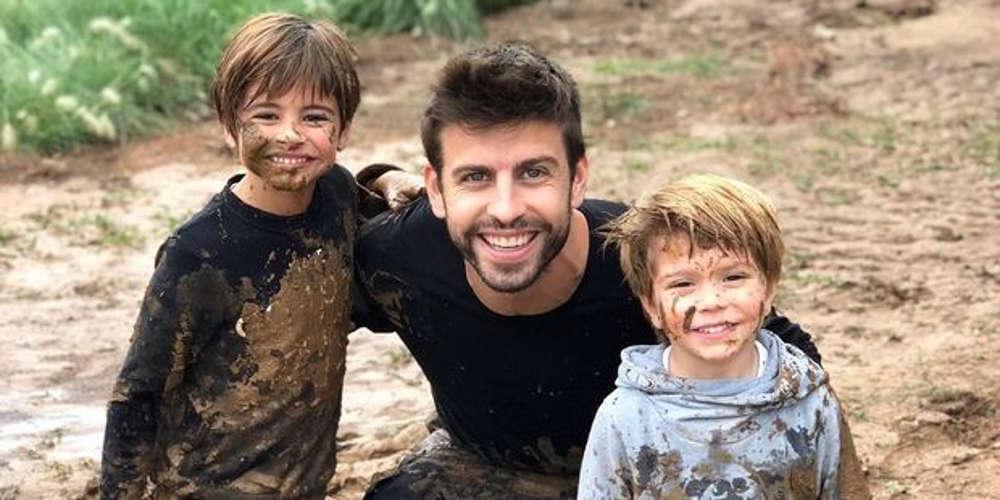 Μάχη του Πικέ στη λάσπη με τους γιους του και η Σακίρα γύριζε βίντεο [εικόνα & βίντεο]