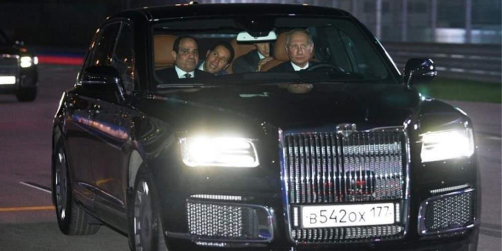 Απίστευτο-βίντεο: Ο Πούτιν κάνει βόλτες με τη λιμουζίνα του σε πίστα της Formula 1