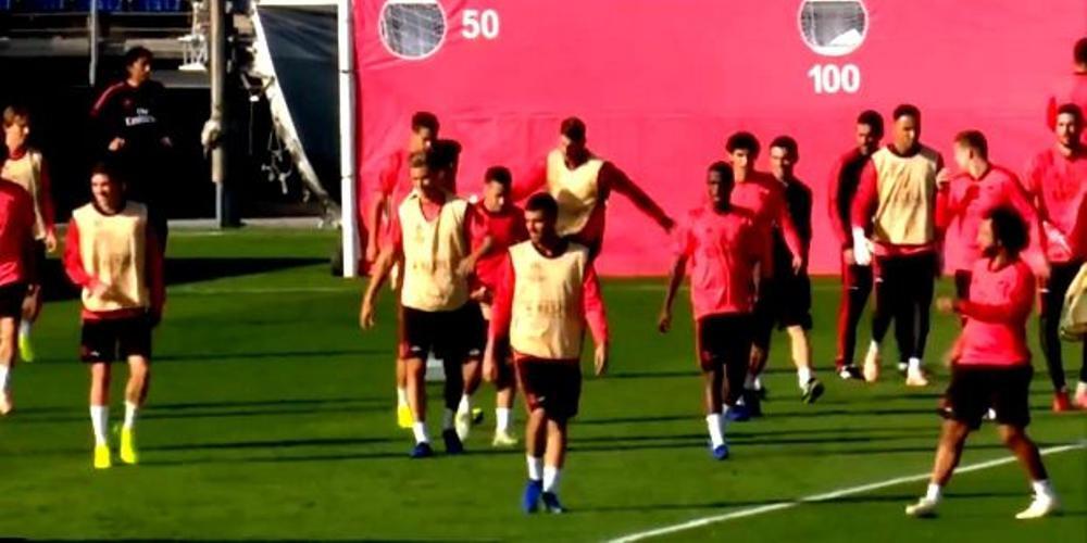 Νεύρα στην προπόνηση της Ρεάλ με κλωτσιές από τον Ράμος! [βίντεο]
