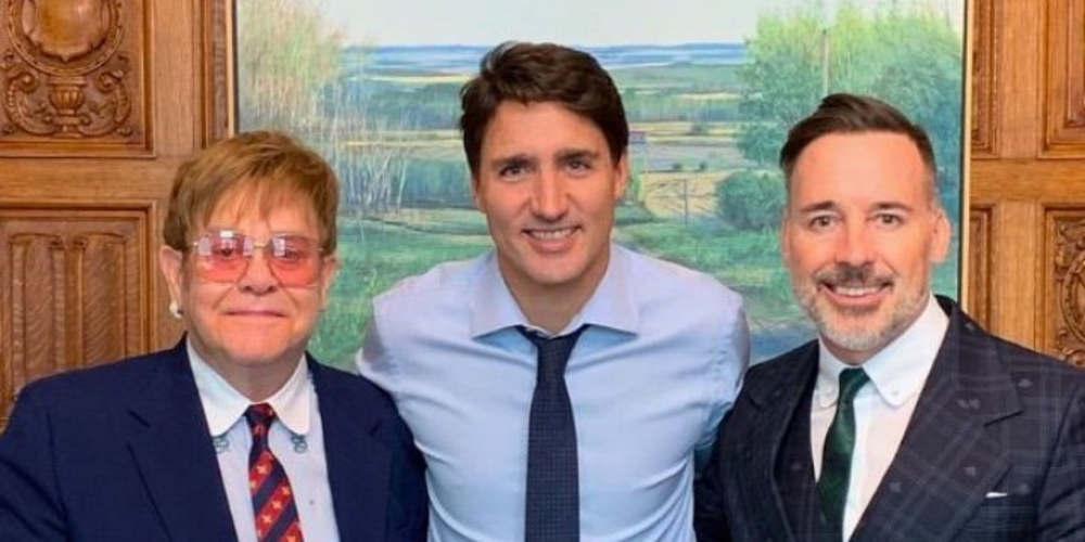 Ο Τζάστιν Τριντό συναντήθηκε με τον Έλτον Τζον στην Οττάβα