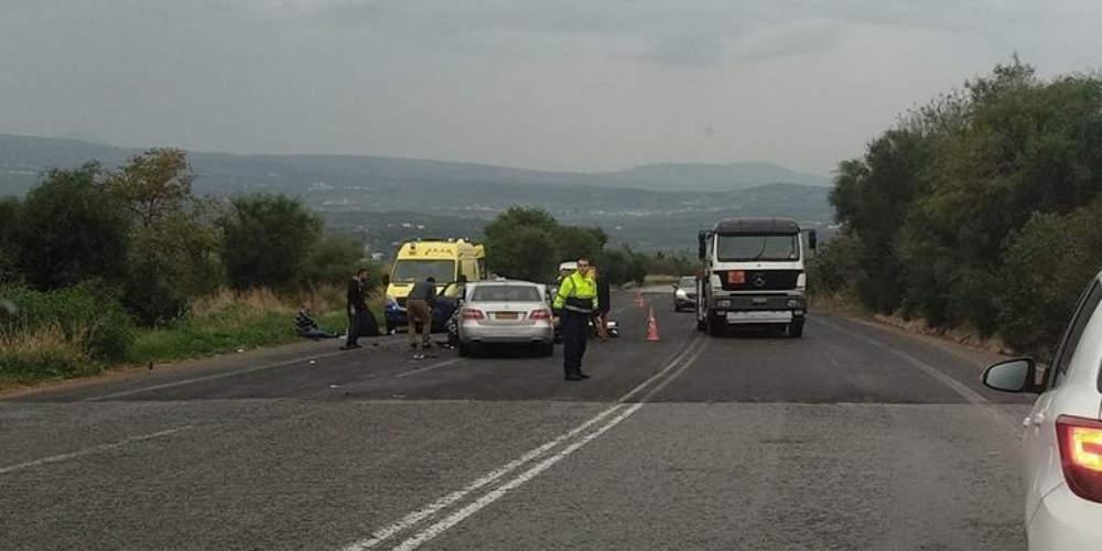 Σοβαρό τροχαίο στο Ρέθυμνο – Πέντε τραυματίες ανάμεσά τους ένα παιδί
