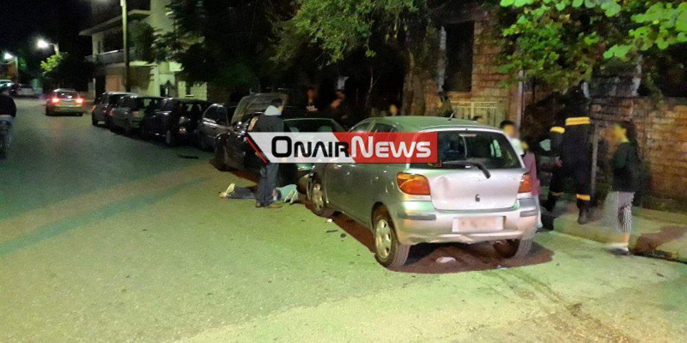 Καραμπόλα έξι αυτοκινήτων στο Μεσολόγγι [εικόνες]