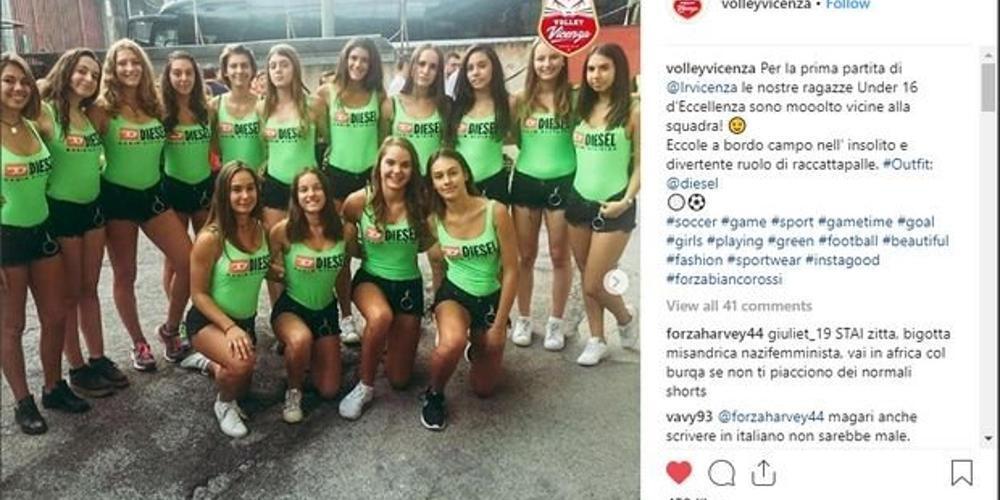 Αποτέλεσμα εικόνας για Σάλος στην Ιταλία με ανήλικα ball girls που φορούν καυτά σορτσάκια