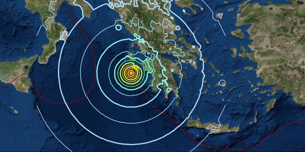 Νέος σεισμός 4,3 Ρίχτερ νοτιοδυτικά της Ζακύνθου
