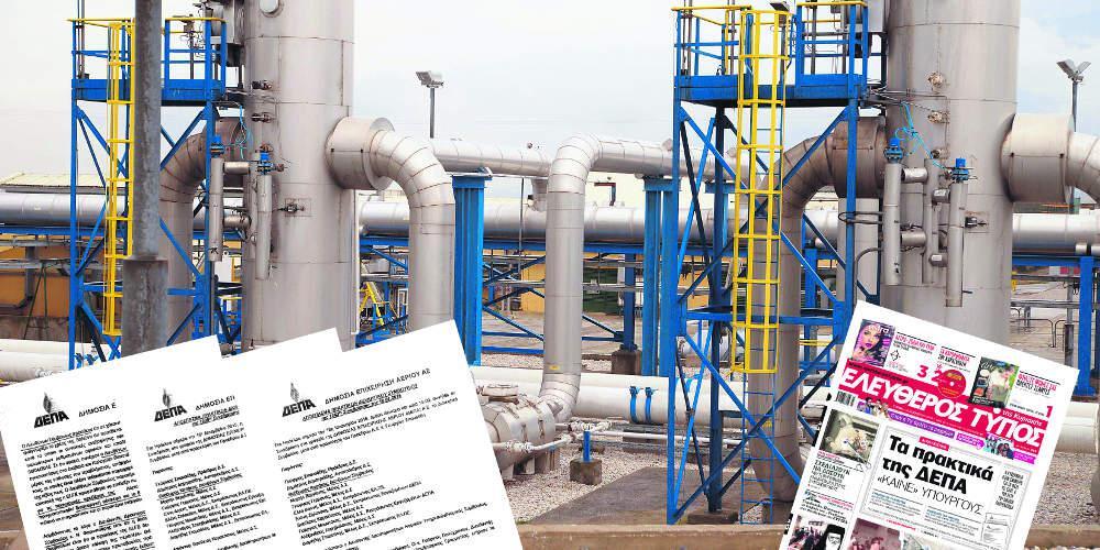 Η ΝΔ φέρνει τις αποκαλύψεις του «Ελεύθερου Τύπου» για τη ΔΕΠΑ στη Βουλή