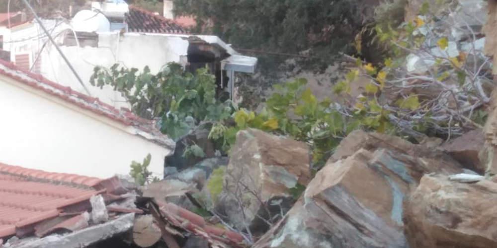 Eκκενώνεται τμήμα του οικισμού του Πλωμαρίου Λέσβου μετά την κατολίσθηση